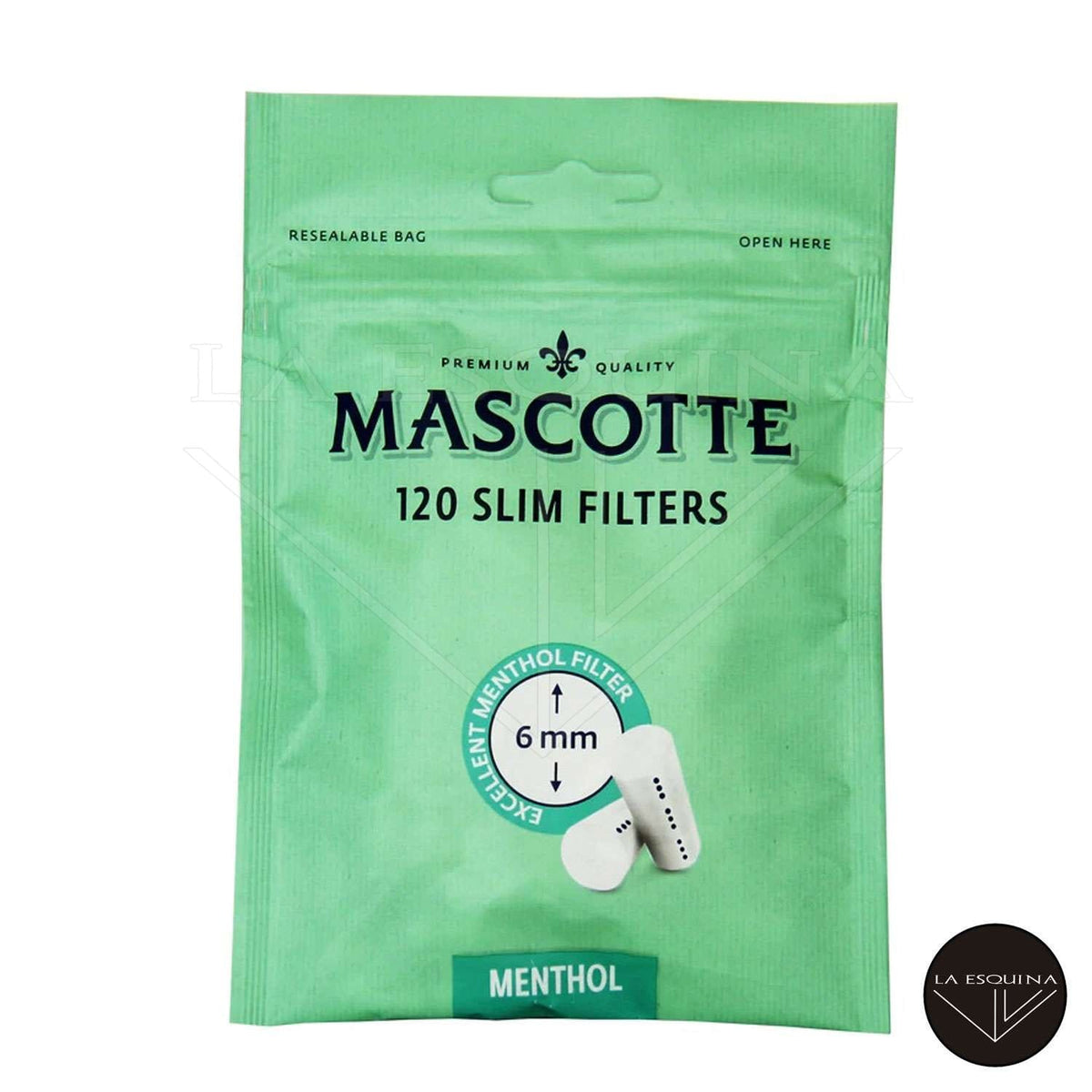 Filtros Mascotte Slim Mentol