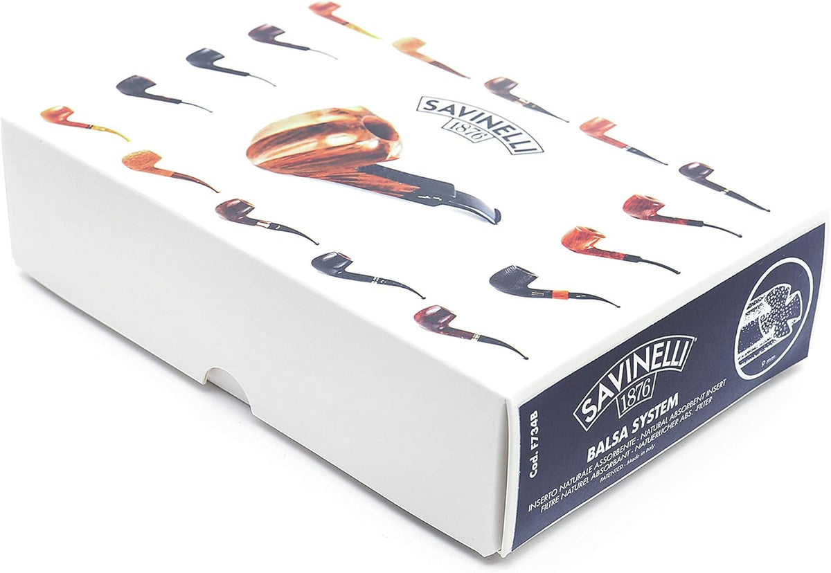 Filtros Savinelli balsa 9mm  (200 uds)